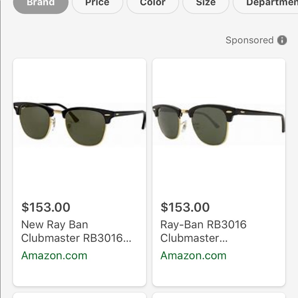 Ray Ban Club Masters RB 3016 W0365